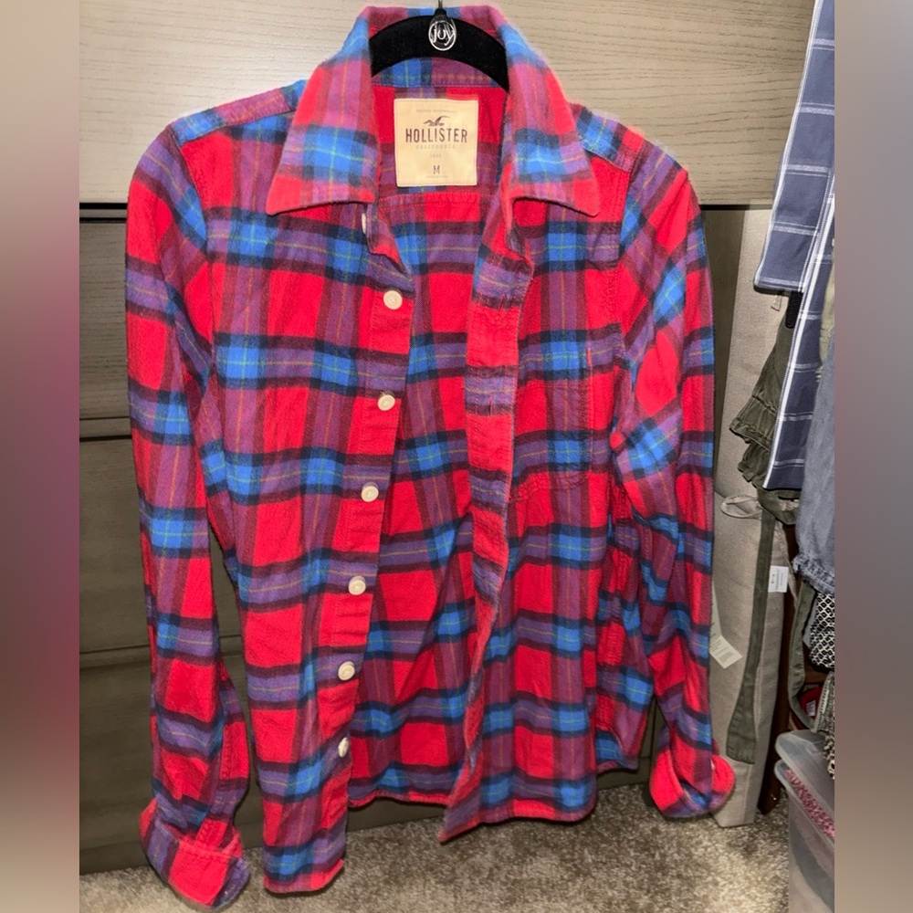 Hollister flannel - size M